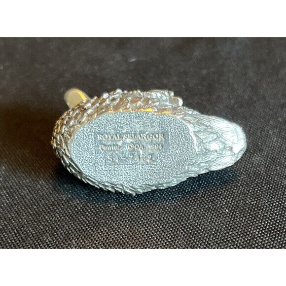 Royal Selangor 1994 Pewter  Ducks 54-7422 Flaw Missing Small Piece Of Pewter - Picture 7 of 10